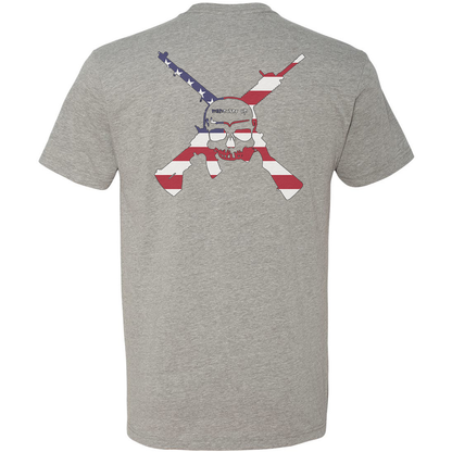 Maneuver Up American Flag Logo Tee