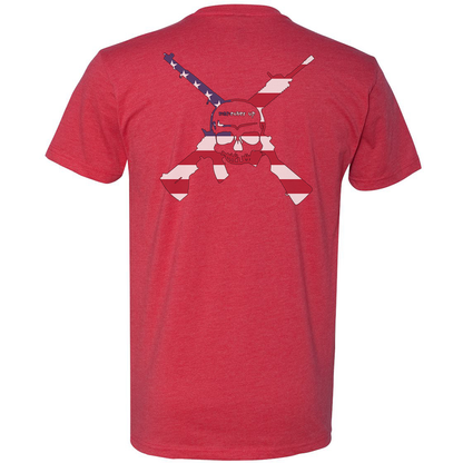 Maneuver Up American Flag Logo Tee
