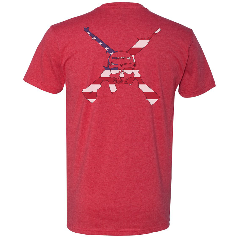 Load image into Gallery viewer, Maneuver Up American Flag Tee
