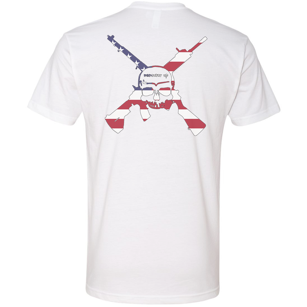 Maneuver Up American Flag Tee