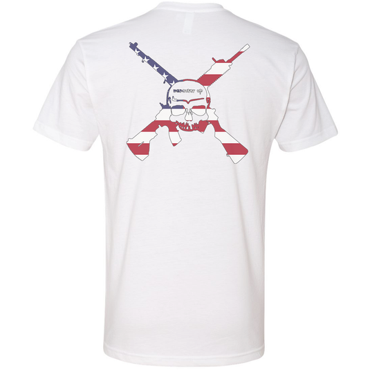 Maneuver Up American Flag Tee