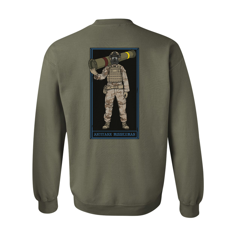 Load image into Gallery viewer, Marine Antitank Missileman Sweatshirt (TOW)
