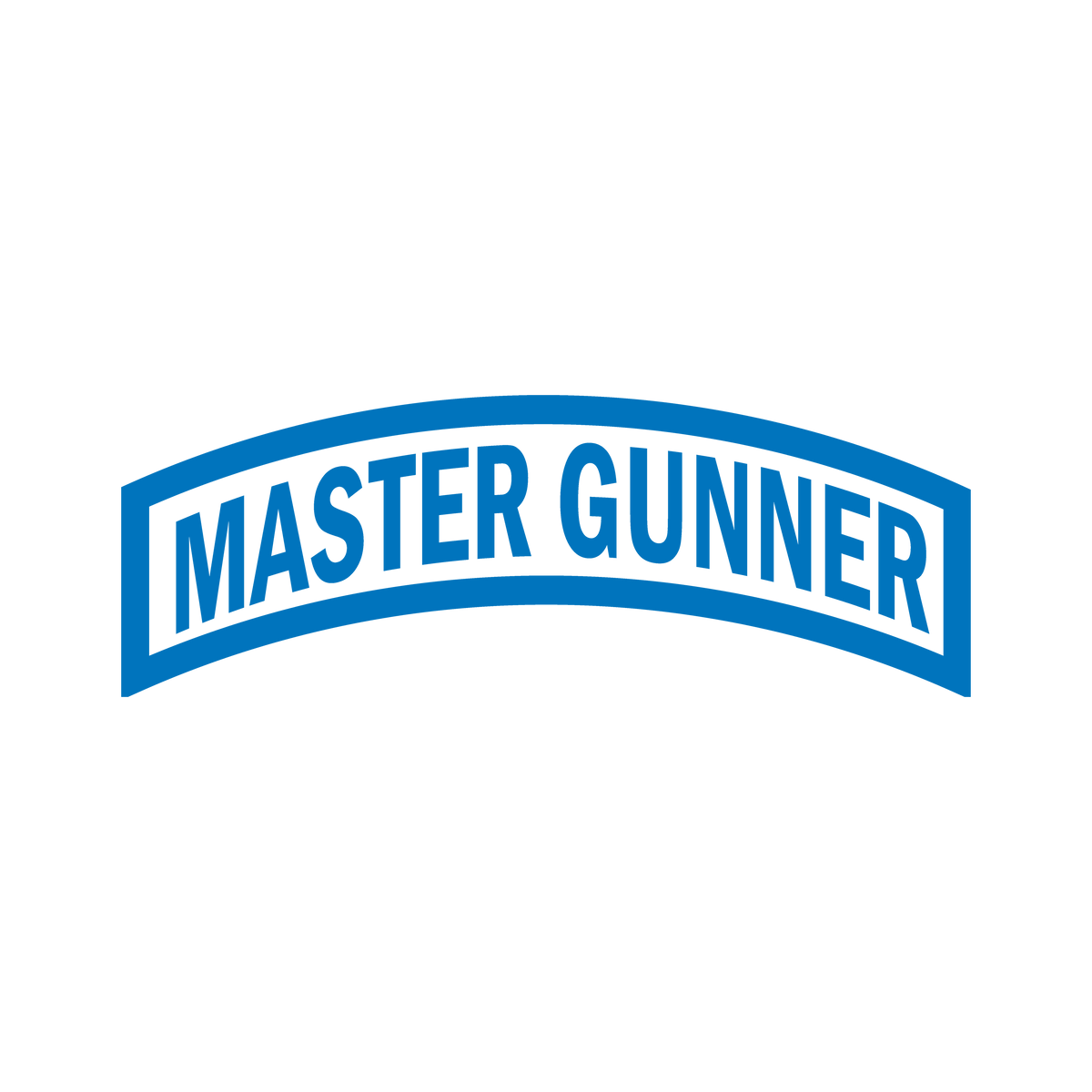 Master Gunner Tab Decal