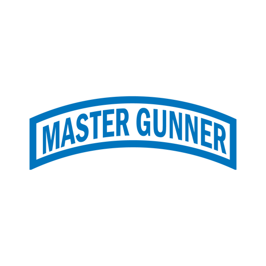 Master Gunner Tab Decal