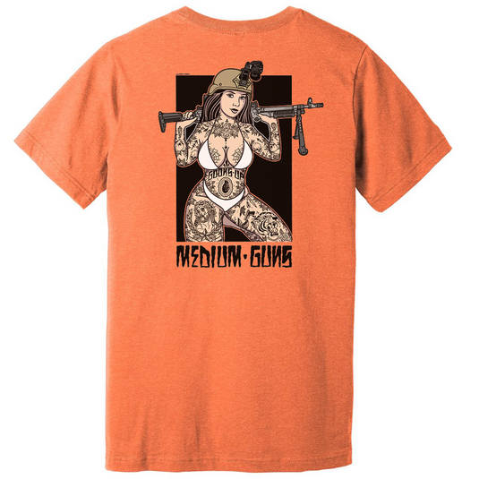 Medium Guns Pin Up Tee