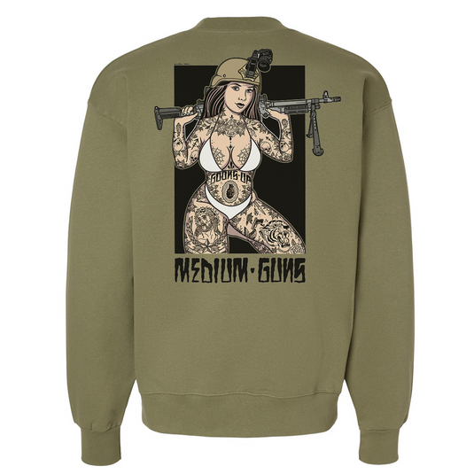 Medium Guns Pin Up Sweatshirt