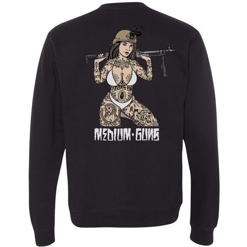 Medium Guns Pin Up Sweatshirt