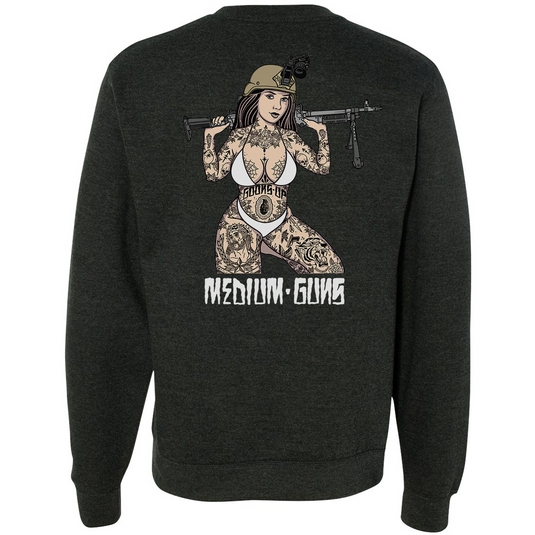 Medium Guns Pin Up Sweatshirt