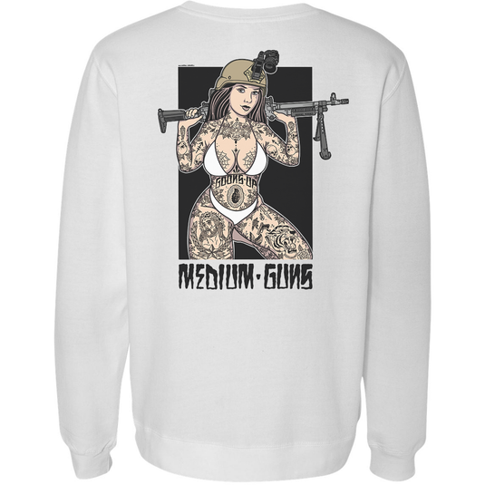 Medium Guns Pin Up Sweatshirt