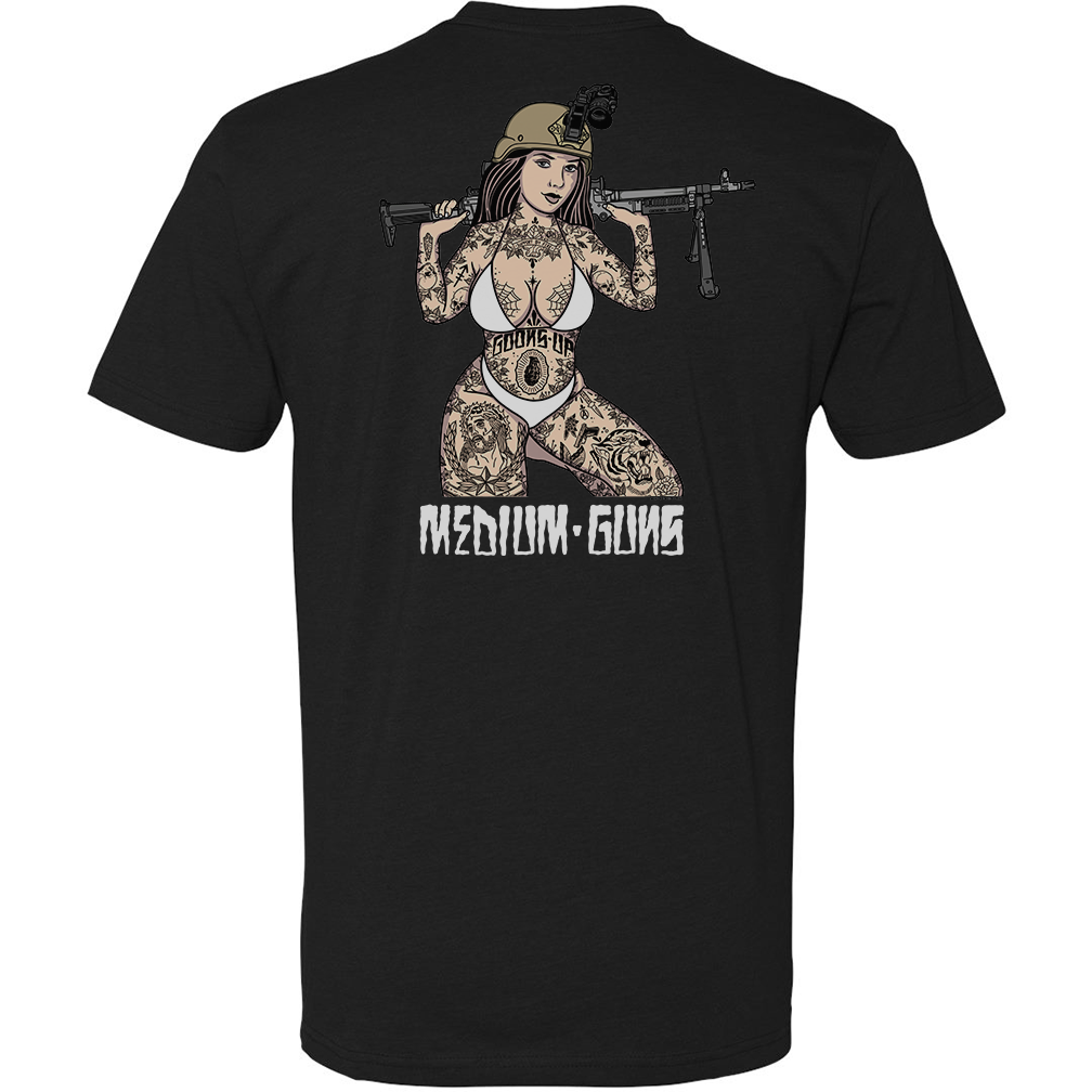 Medium Guns Pin Up Tee