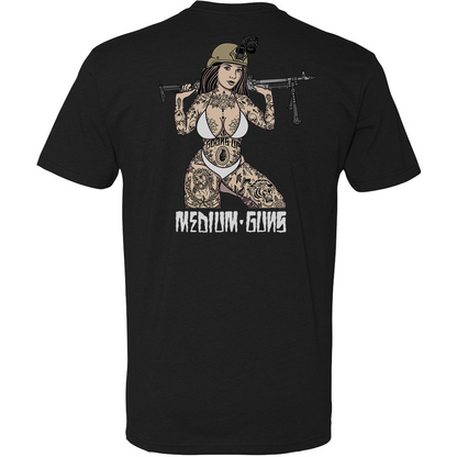 Medium Guns Pin Up Tee