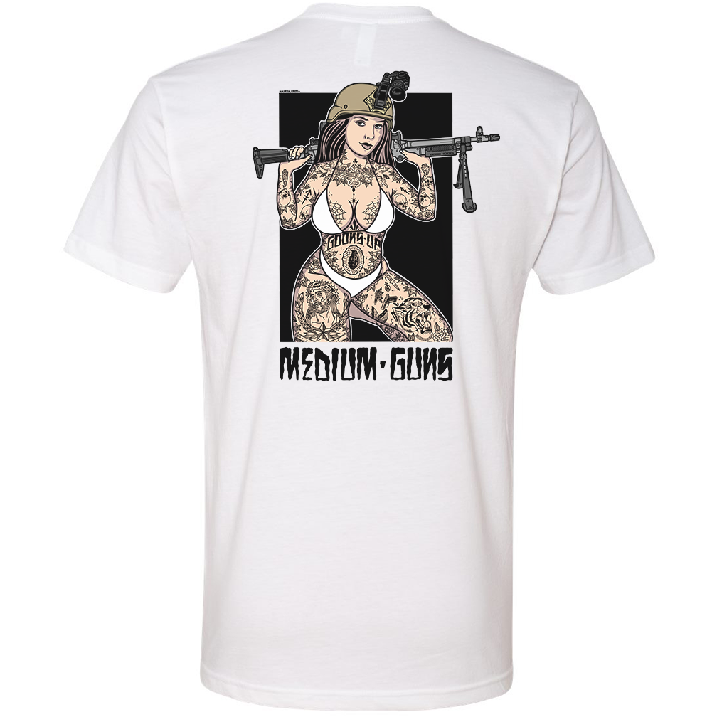Medium Guns Pin Up Tee