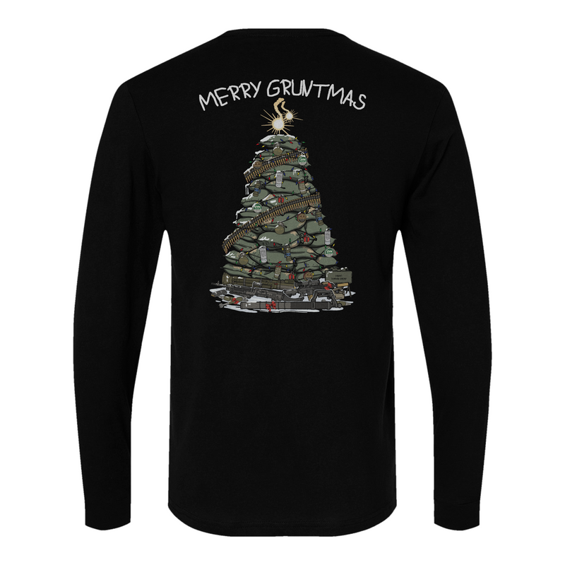 Load image into Gallery viewer, Merry Gruntmas Long Sleeve Tee
