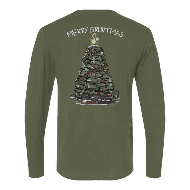 Load image into Gallery viewer, Merry Gruntmas Long Sleeve Tee
