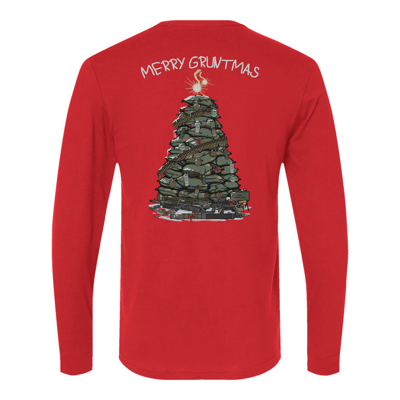 Load image into Gallery viewer, Merry Gruntmas Long Sleeve Tee
