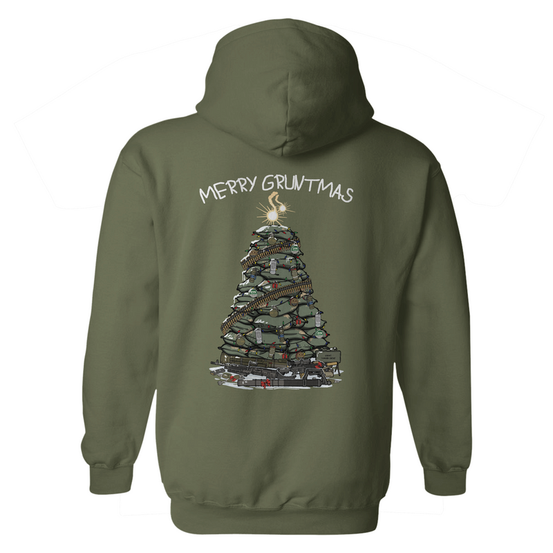Load image into Gallery viewer, Merry Gruntmas Hoodie
