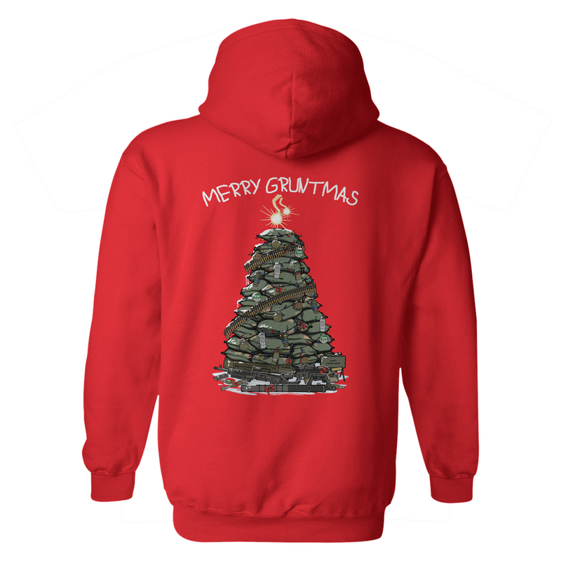 Load image into Gallery viewer, Merry Gruntmas Hoodie
