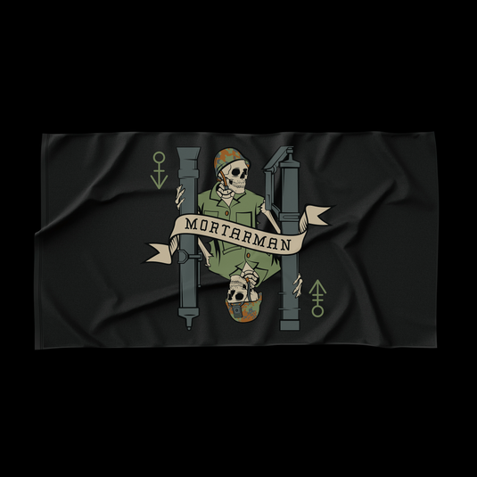 Mortarman Death Card Flag