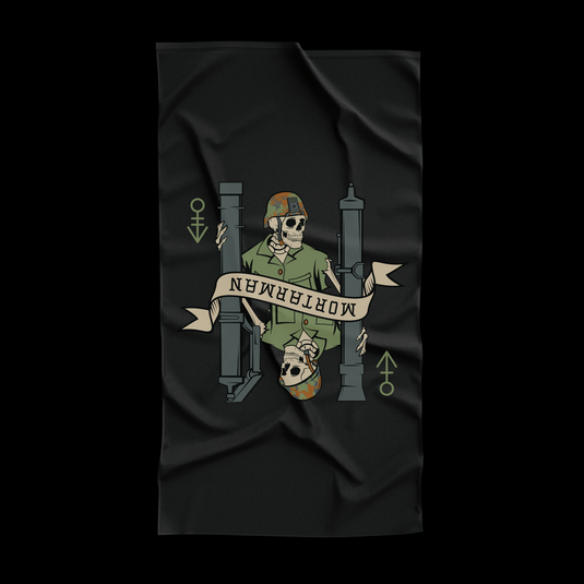 Mortarman Death Card Flag