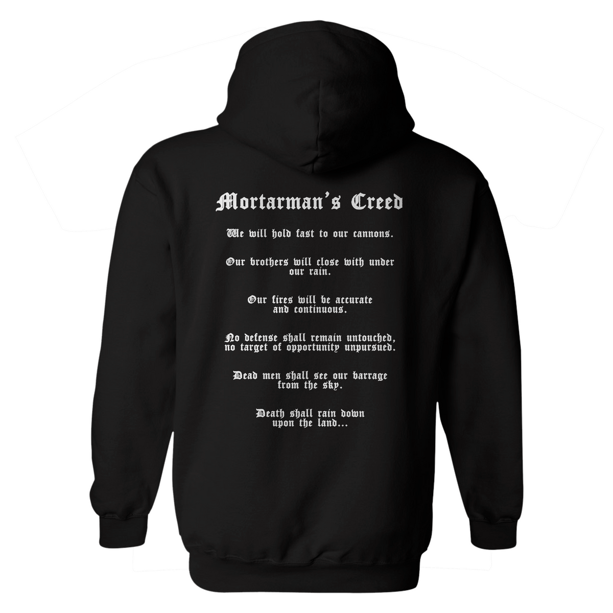 Mortarman's Creed Hoodie