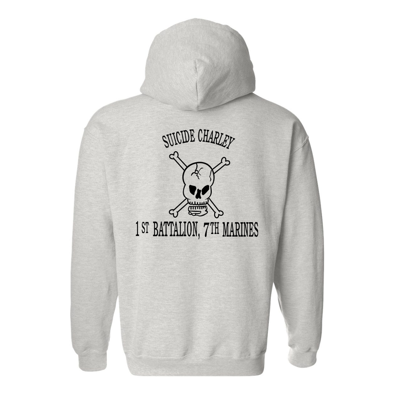 Load image into Gallery viewer, 1st Battalion 7th Marines OG Suicide Charley Hoodie
