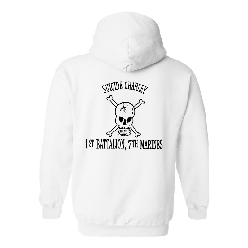 Load image into Gallery viewer, 1st Battalion 7th Marines OG Suicide Charley Hoodie
