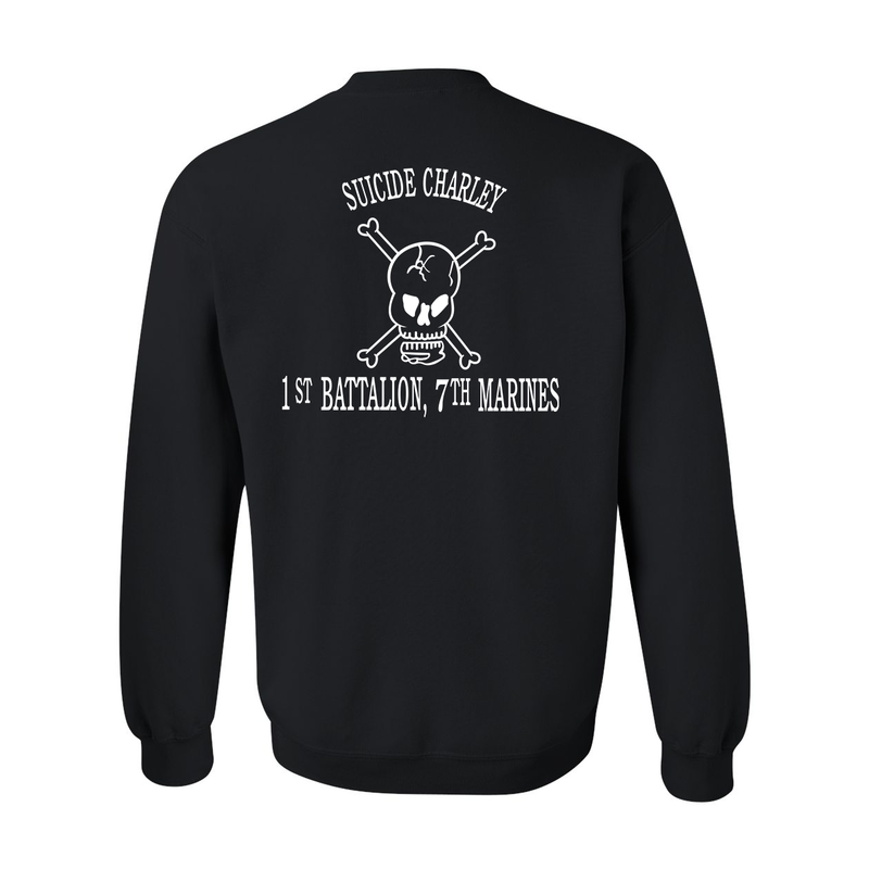 Load image into Gallery viewer, 1st Battalion 7th Marines OG Suicide Charley Sweatshirt
