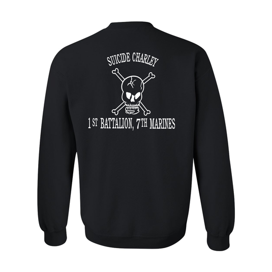 1st Battalion 7th Marines OG Suicide Charley Sweatshirt