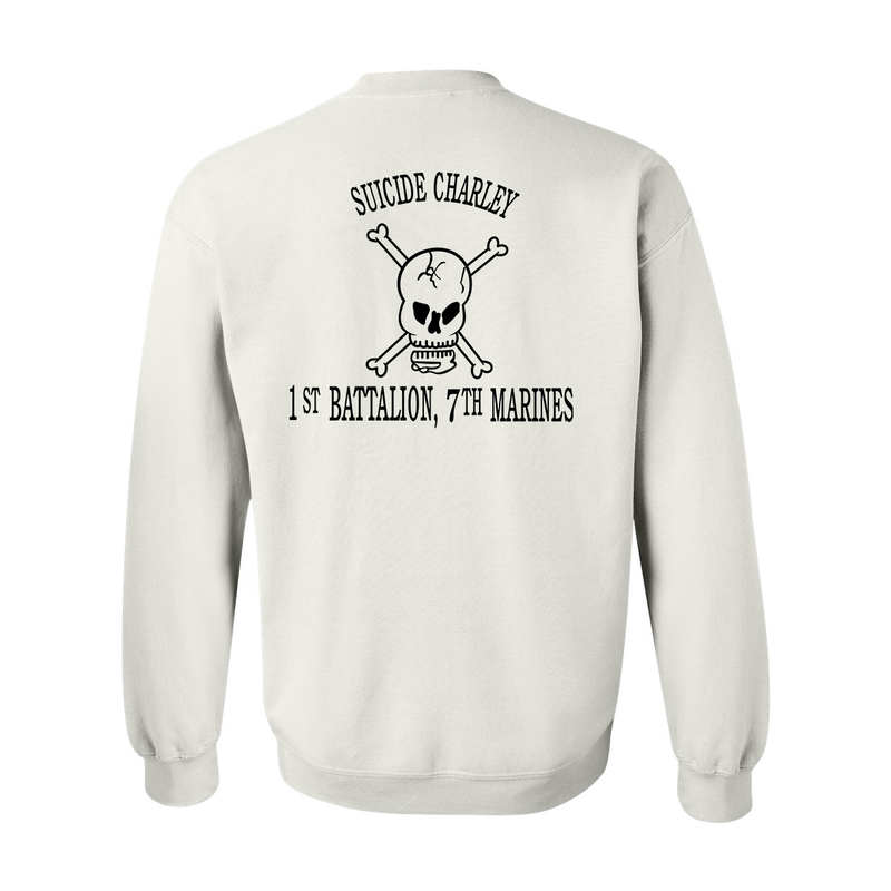 Load image into Gallery viewer, 1st Battalion 7th Marines OG Suicide Charley Sweatshirt
