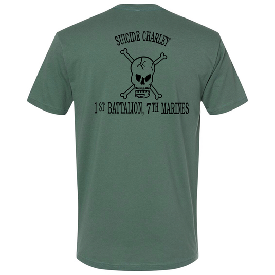 1st Battalion 7th Marines OG Suicide Charley Tee