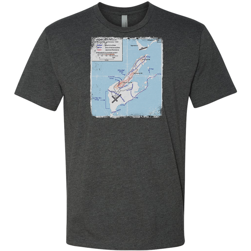 Load image into Gallery viewer, Peleliu Battle Map Tee
