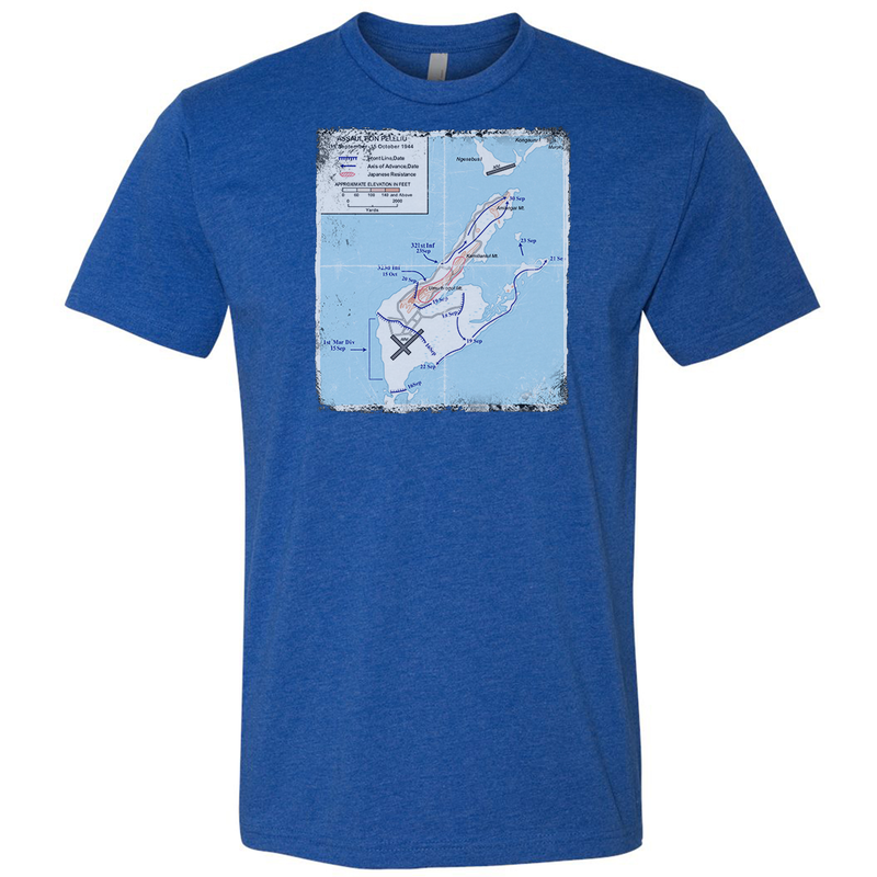 Load image into Gallery viewer, Peleliu Battle Map Tee
