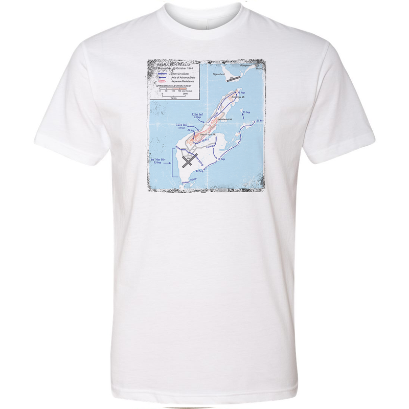 Load image into Gallery viewer, Peleliu Battle Map Tee
