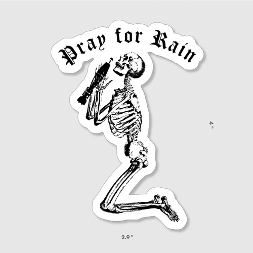 Pray For Rain Sticker