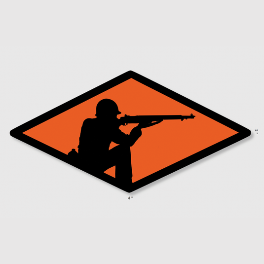 Ranger Batt Throwback - Rifleman Sticker