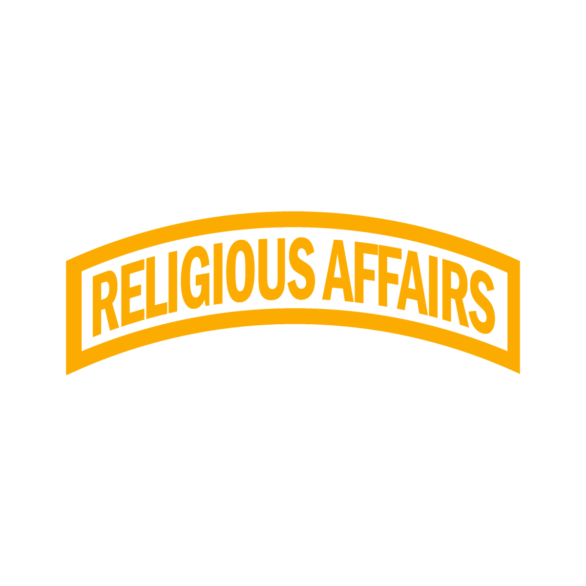 Religious Affairs Tab Decal