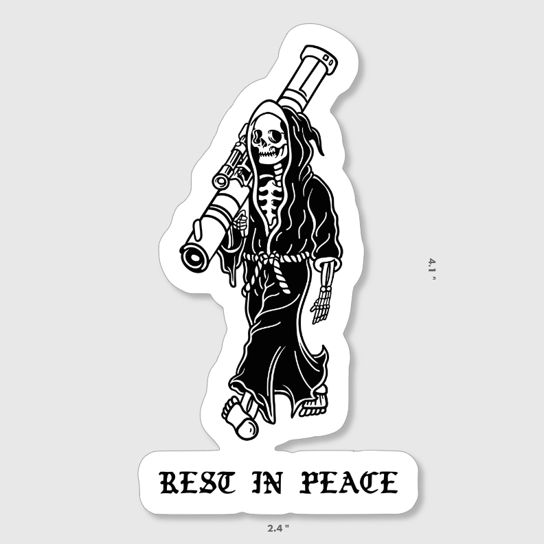 Load image into Gallery viewer, Rest In Peace Sticker
