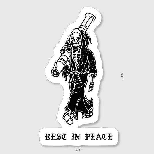 Rest In Peace Sticker