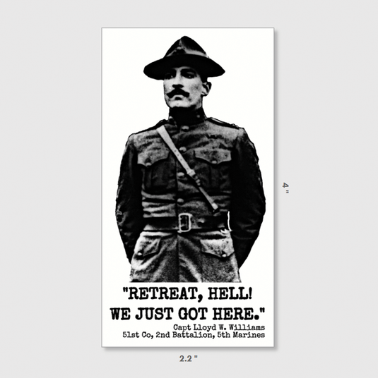 Retreat Hell Sticker