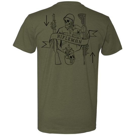 Rifleman Death Card Tee