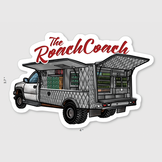 Roach Coach Sticker