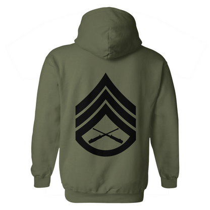 Heavy Machine Gunner Rank Hoodie