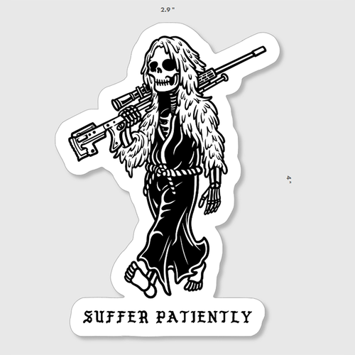 Suffer Patiently Sticker