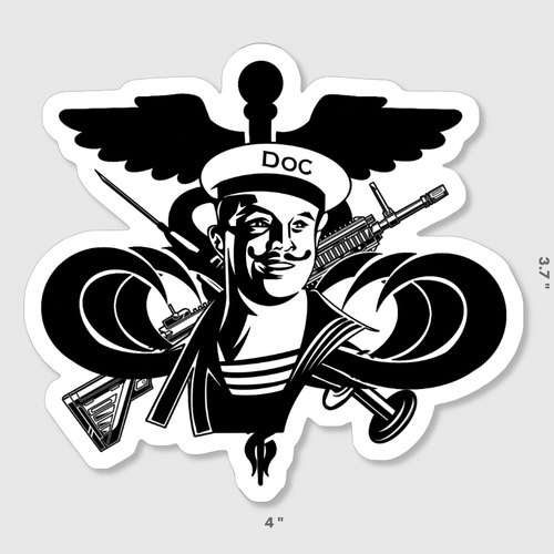 Salty Sailor Sticker