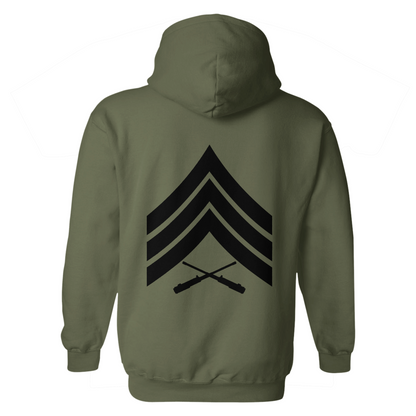 Heavy Machine Gunner Rank Hoodie