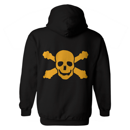 Skull and Crossed Cannons Hoodie