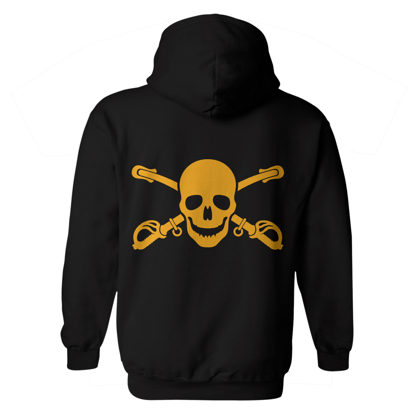 Skull and Crossed Sabers Hoodie
