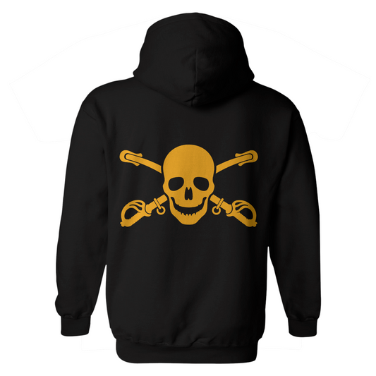 Skull and Crossed Sabers Hoodie