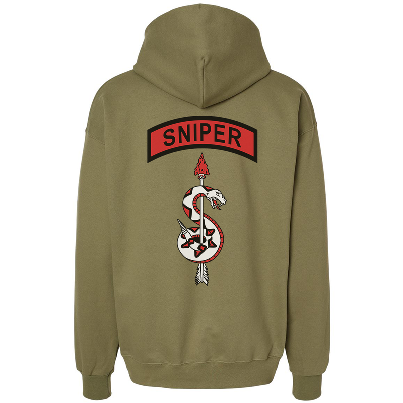 Load image into Gallery viewer, Sniper Snake &amp; Arrow Hoodie
