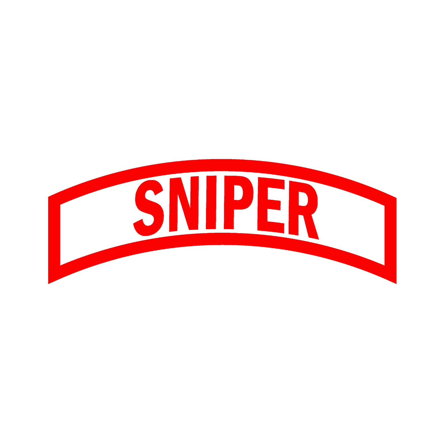 Sniper Tab Decal